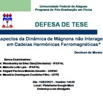 Defesa de Dissertação de Mestrado - Denilson Silva