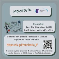 Inscrições para Monitoria