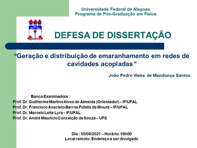 Mestrado - João P. V. M. Santos - 05/08/21