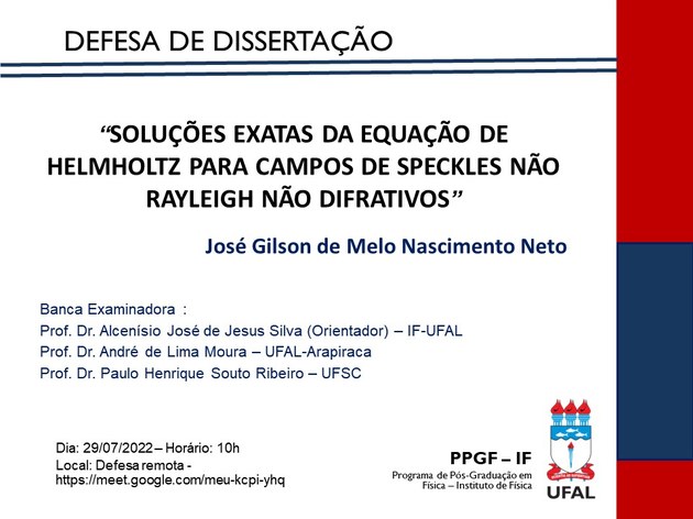 Mestrado - José Gilson M. Nacimento Neto 29/07/2022