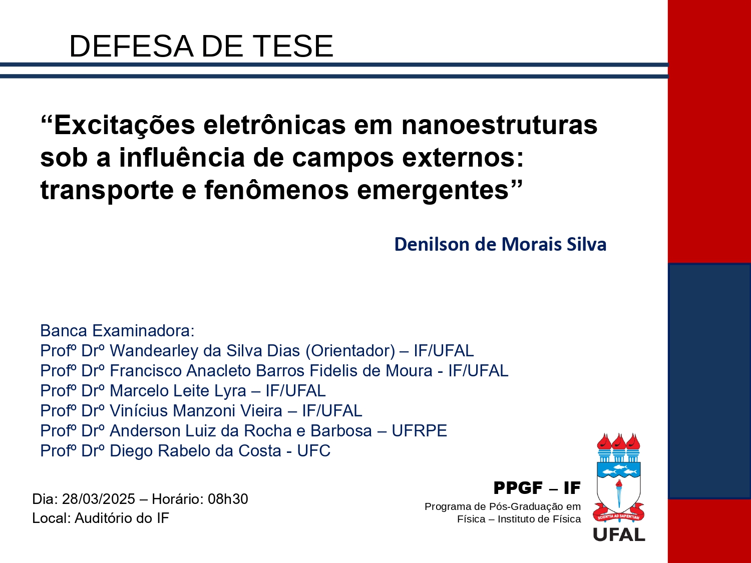 Doutorado - Denilson M. Silva - 28/03/25