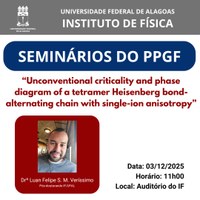 Seminários PPGF: edição 03/12/2025